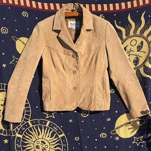 LEATHER | Wilson’s Leather Maxima natural tan moto jacket • Small